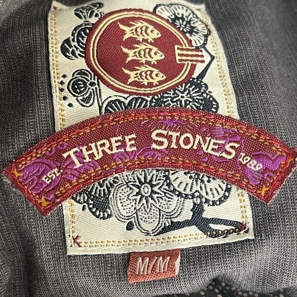 Three Stones Grey Fur Hooded Jacket Size Medium Winter Outdoor - Picture 13 of 13